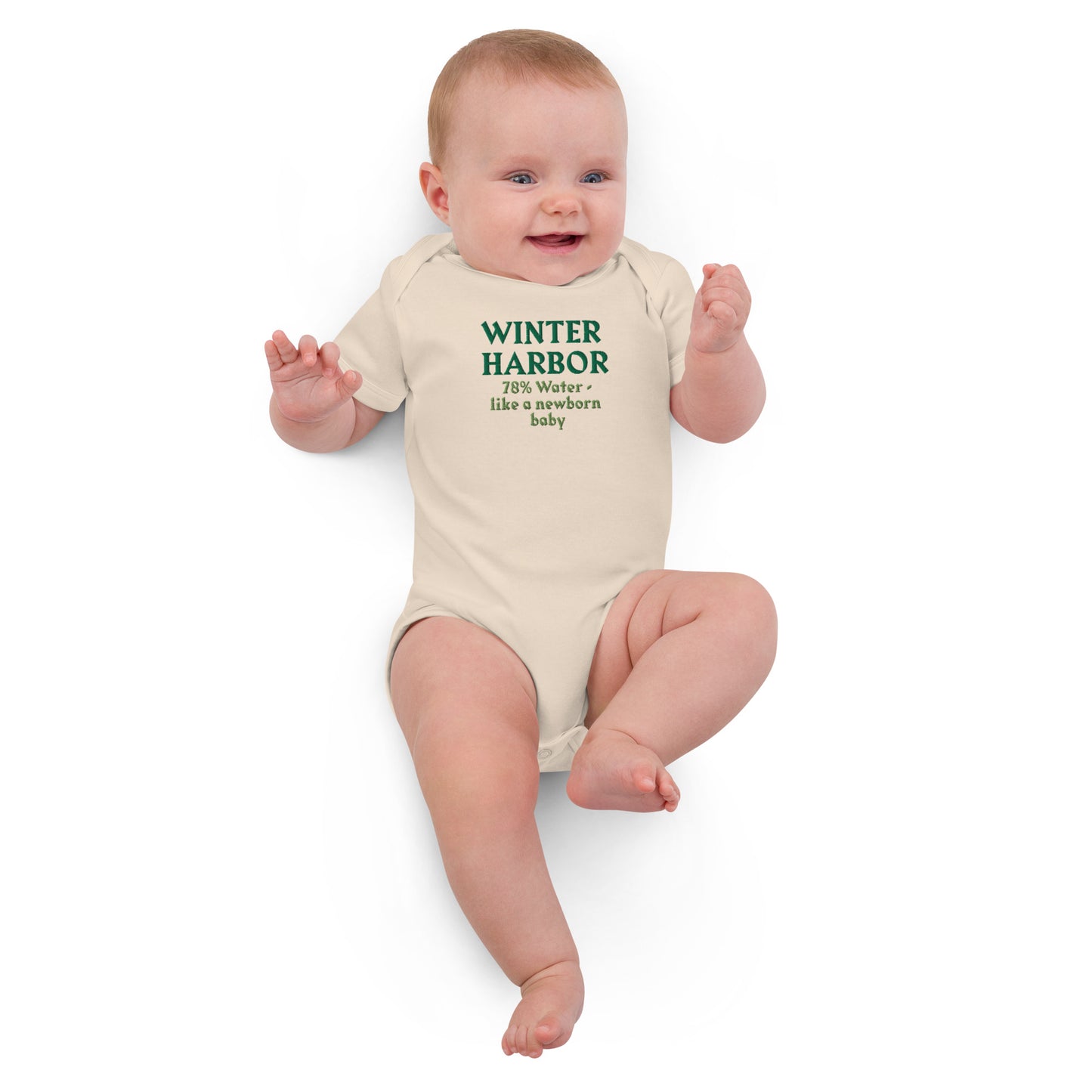 Organic cotton baby bodysuit